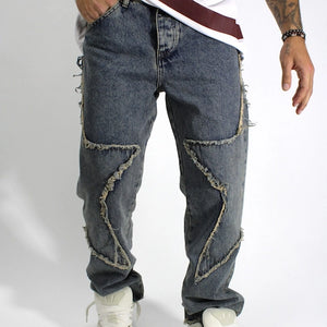 STAR DISTORTION JEANS כחול