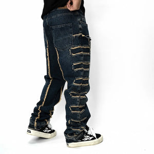 EDGE CUT DENIM JEANS