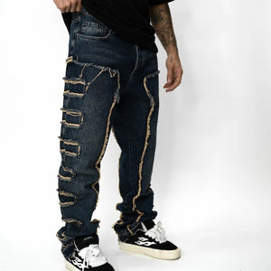 EDGE CUT DENIM JEANS
