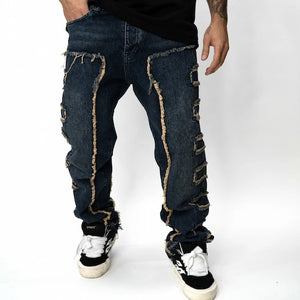 EDGE CUT DENIM JEANS