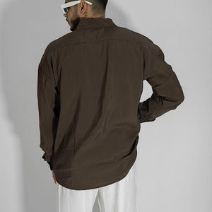 ELEGANT BROWN TOP  חום