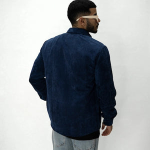 FOREST CORDUROY TOP כחול
