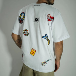 LIMITED ROCK T S לבן