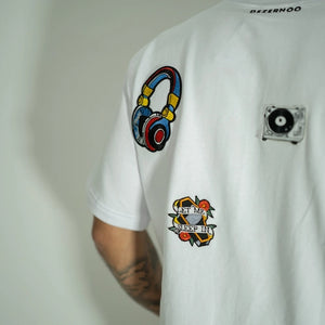 LIMITED ROCK T S לבן
