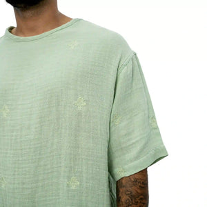 LINEN SHAPES OVERSIZE ירוק