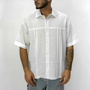 LINES WHITE TOP  לבן