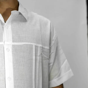LINES WHITE TOP  לבן