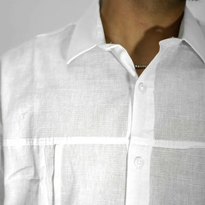 LINES WHITE TOP  לבן