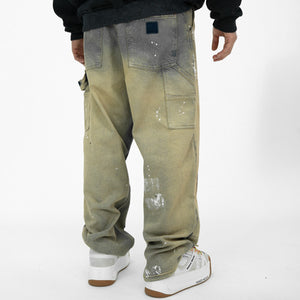 PAINTED GRUNGE  DENIM מיוחד