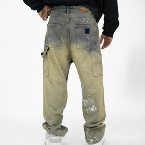 PAINTED GRUNGE  DENIM מיוחד