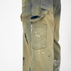 PAINTED GRUNGE  DENIM מיוחד