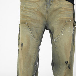 PAINTED GRUNGE  DENIM מיוחד