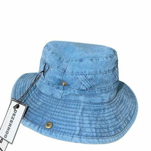 כובע WASHED BLUE BUCKET