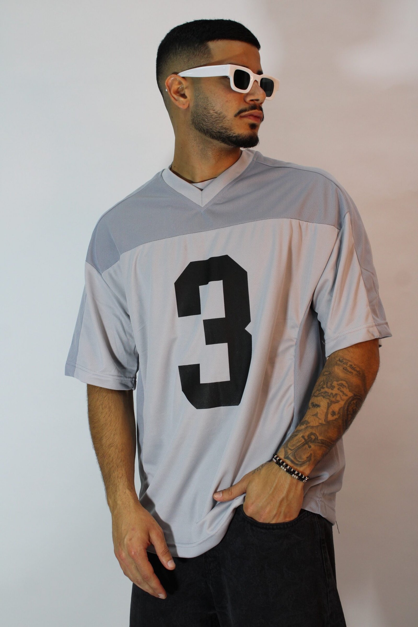 3 JERSEY GREY