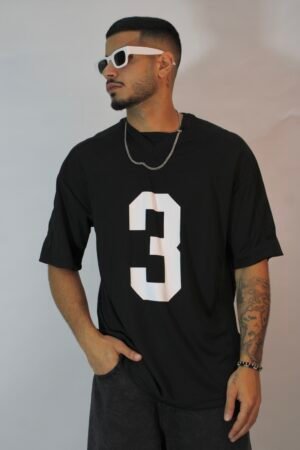 3 JERSEY BLACK