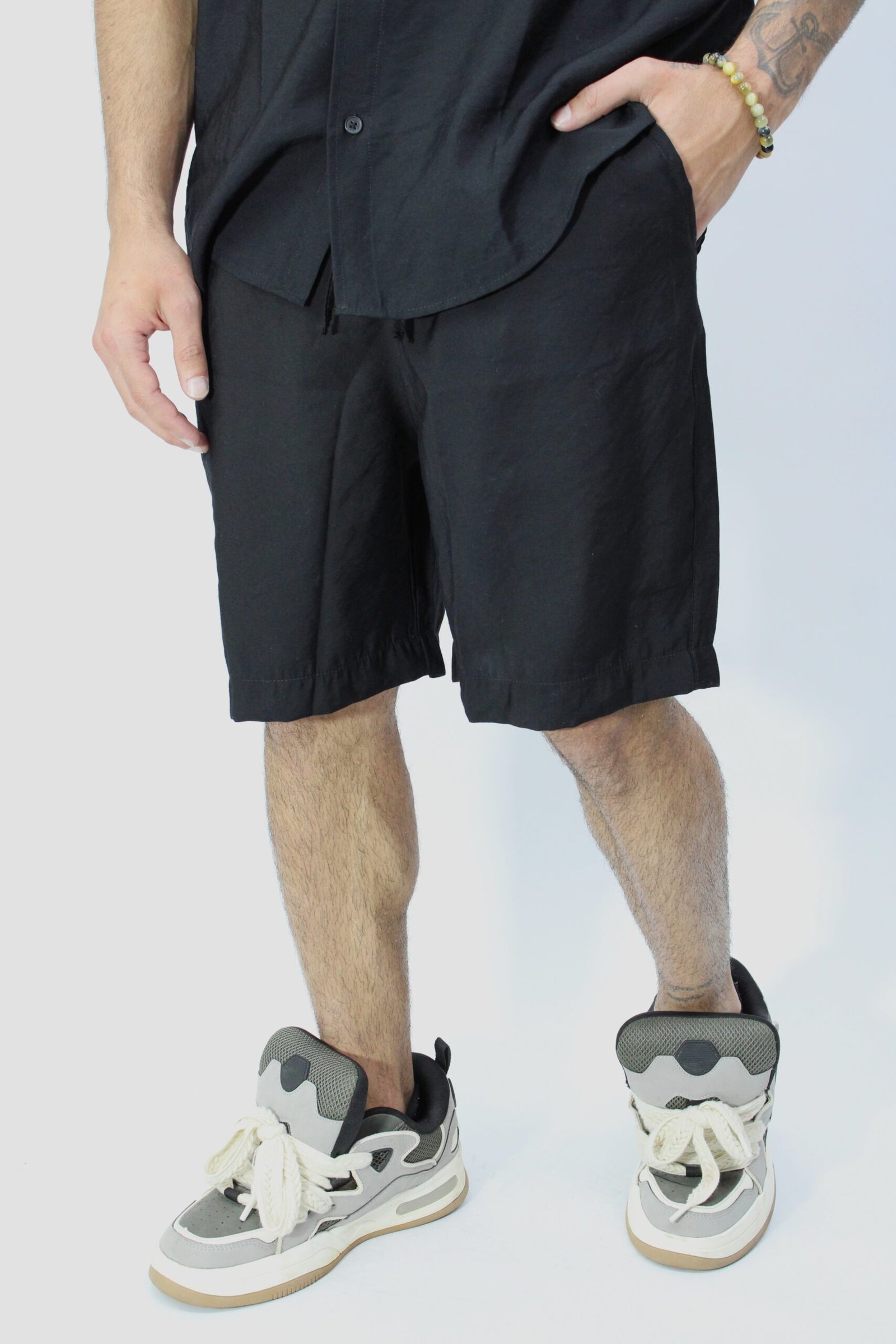 מכנס פיץ' שחור