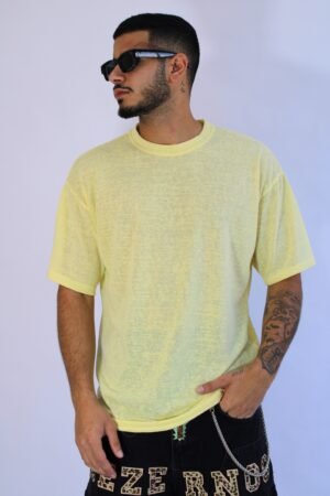 LINEN T YELLOW