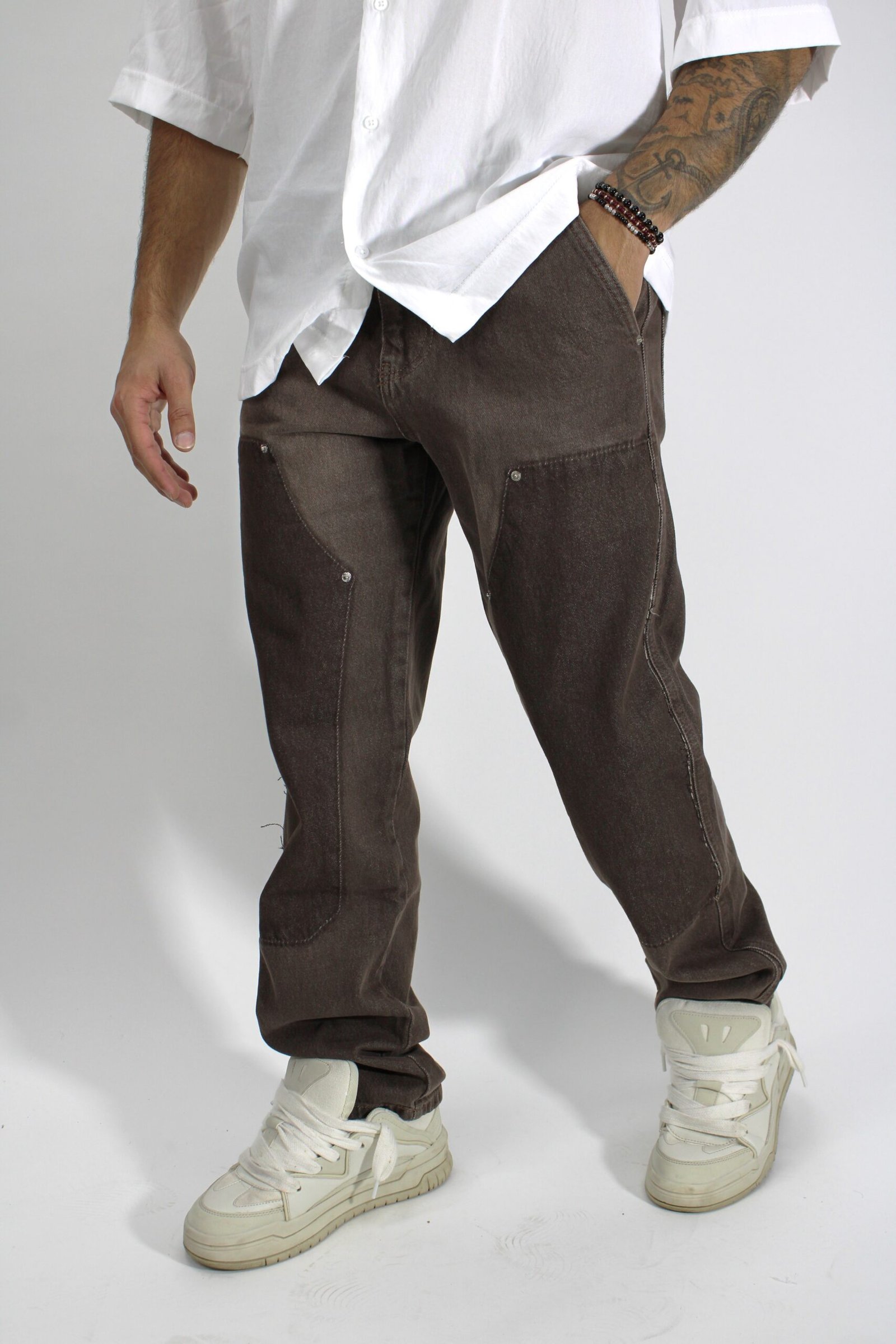 BROWN REDEMPTION JEANS