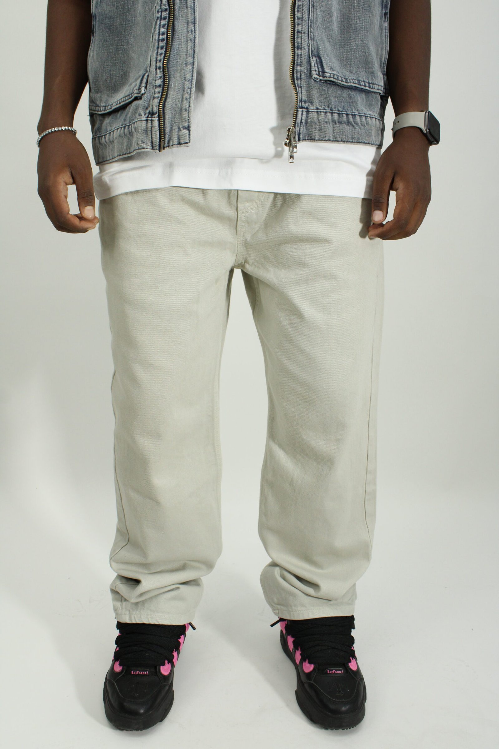 SANDTONE BAGGY PANTS בז'