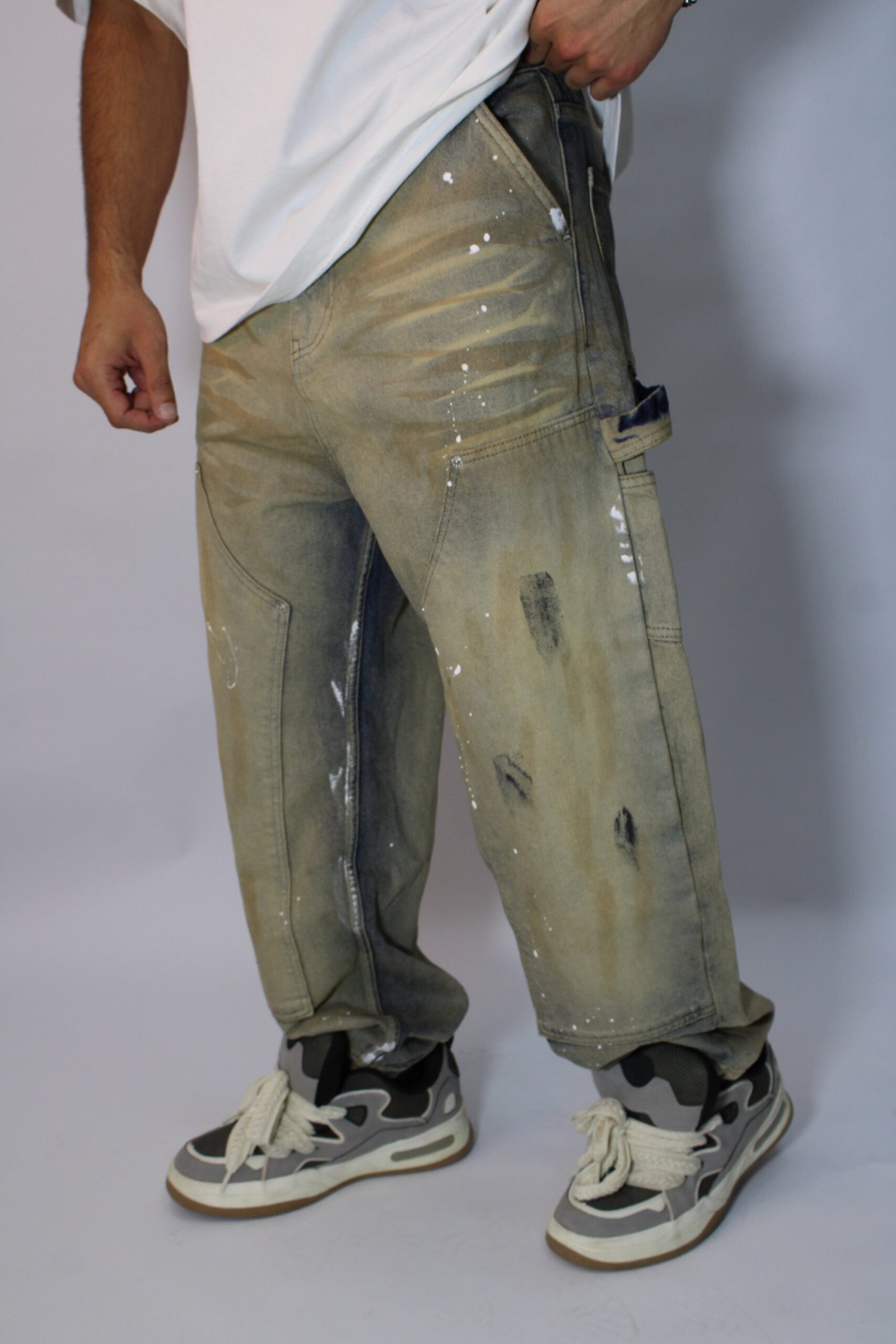 PAINTED GRUNGE  DENIM