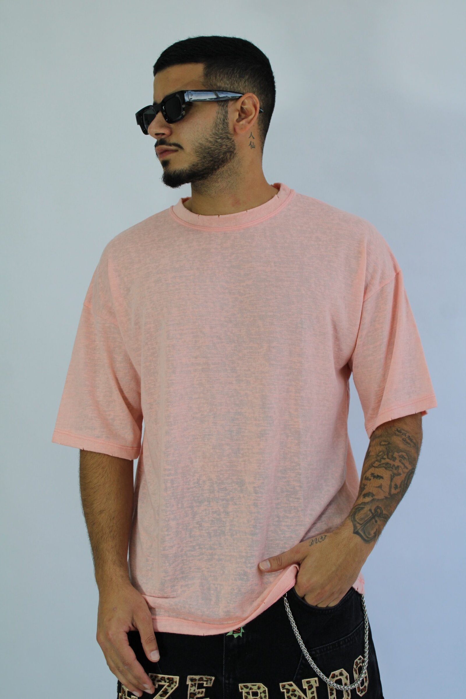 LINEN T Pink