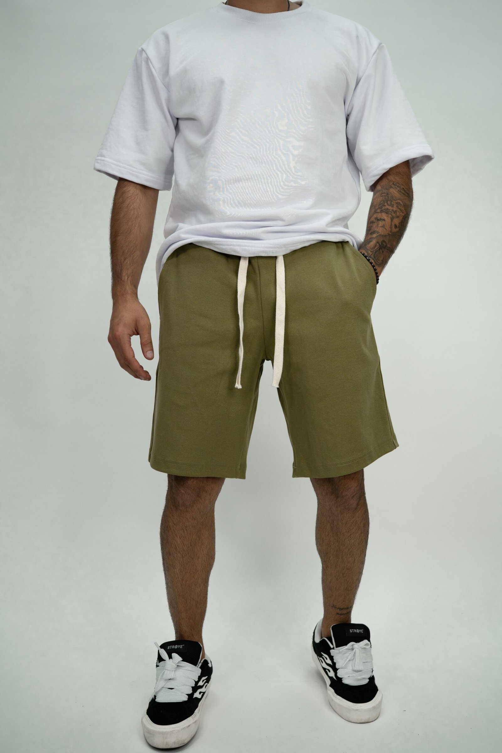 COTTON GREEN SHORTS