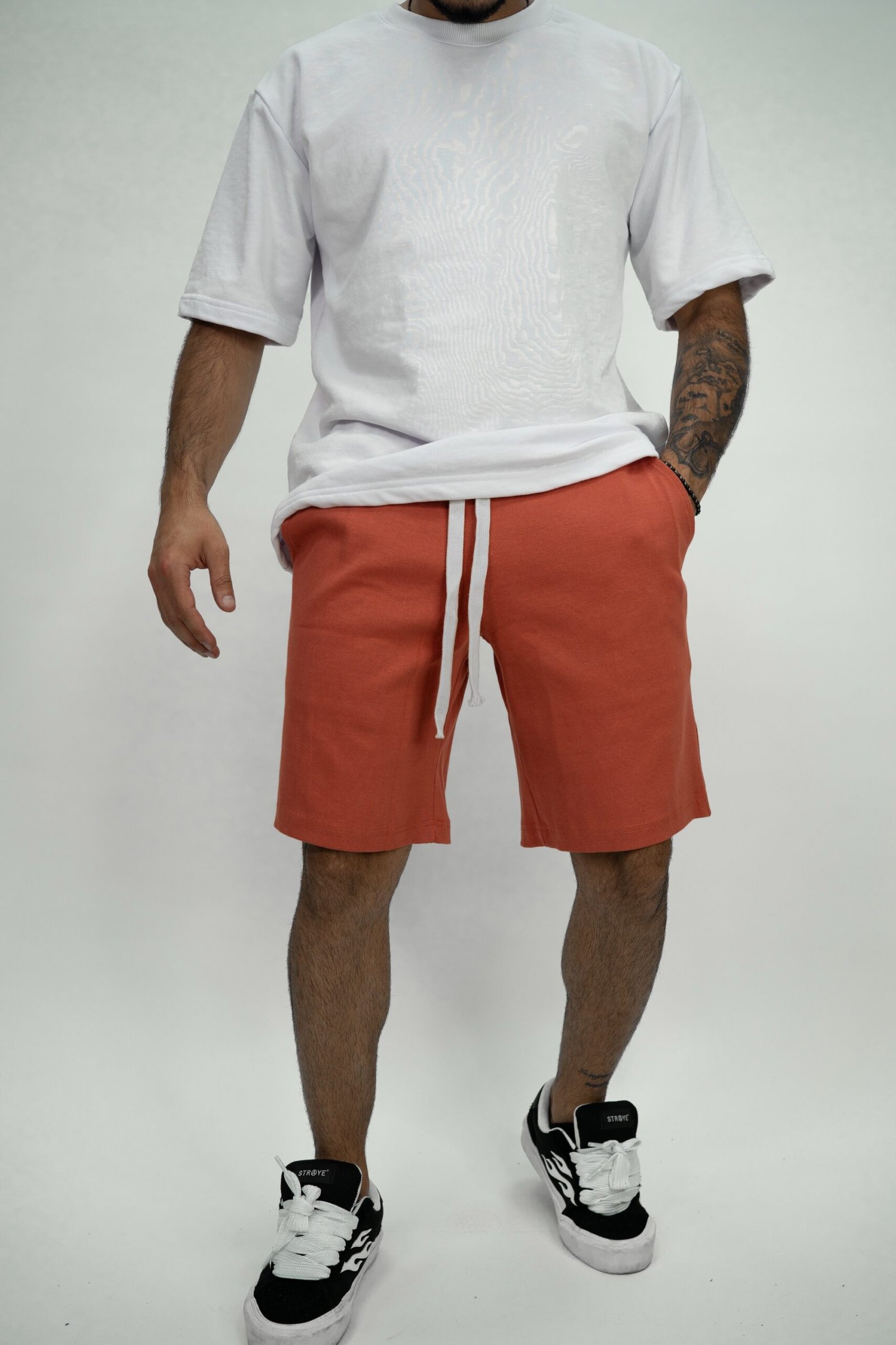COTTON RED SHORTS
